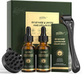 Jolof Store Rosemary & Biotin Hair Growth Oil Kit with Derma Roller