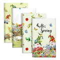 Arquiel Gnomes Kitchen Towel Set | 100% Cotton Quick Dry Dishcloths - 4 Pack
