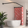 U-Shaped Shower Curtain Rod – 304 Stainless Steel, 75x190x75cm