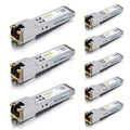 10Gtek 1G SFP to RJ45 Copper Transceiver for Cisco & Ubiquiti – 8 Pack