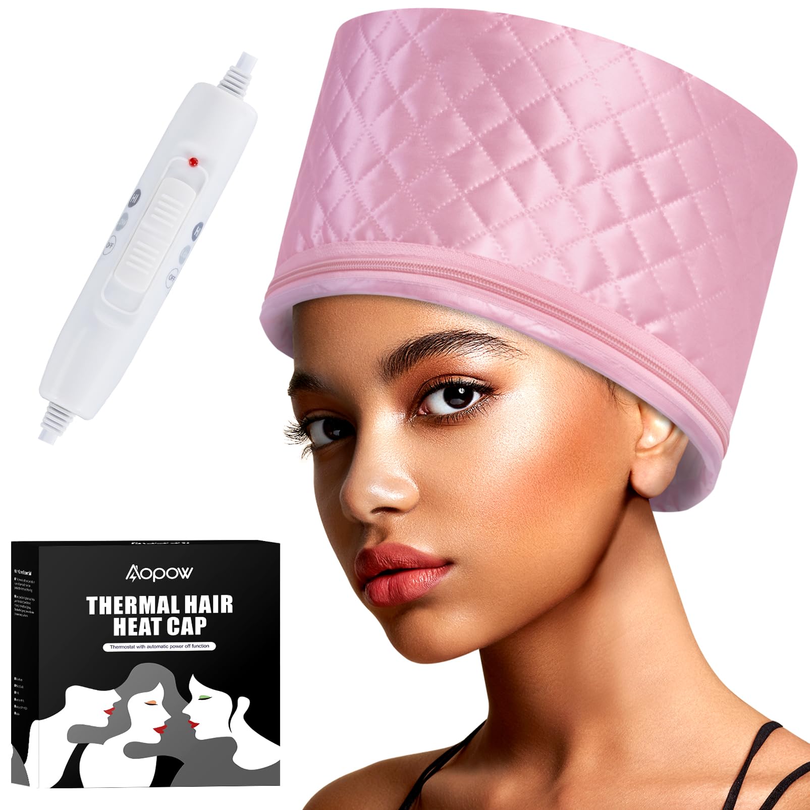 Hair Steamer Cap – Deep Conditioning Thermal Heat Hat for Afro Hair