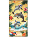 YISUMEI Dolphins Beach Towel | Extra Large Microfibre Quick Dry Towel