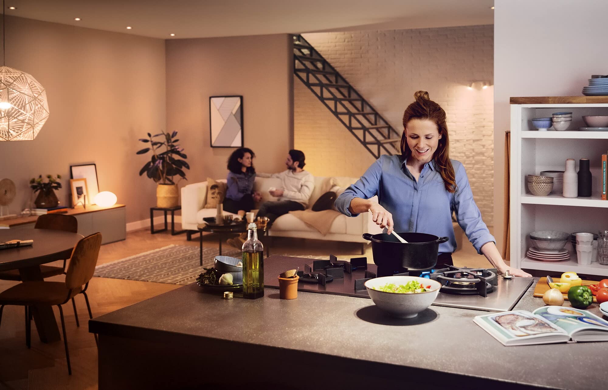 Philips Hue White Ambiance Smart LED Bulb Twin Pack – E27 Edison Screw