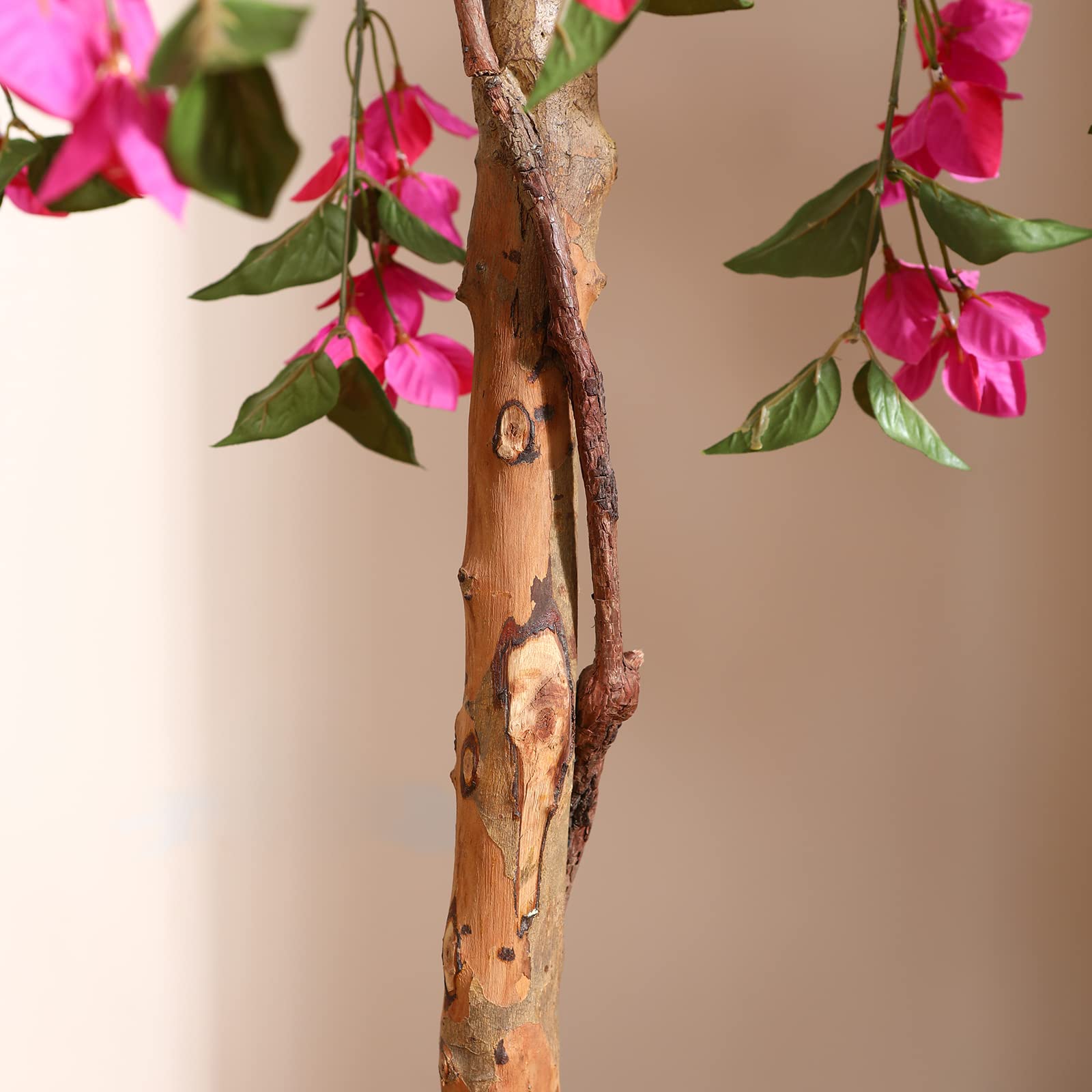 Fopamtri 150cm Artificial Bougainvillea Tree | Pink Blossom Fake Plant