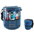 Crochet Storage Bag – Large Yarn Organizer with 7 Pockets