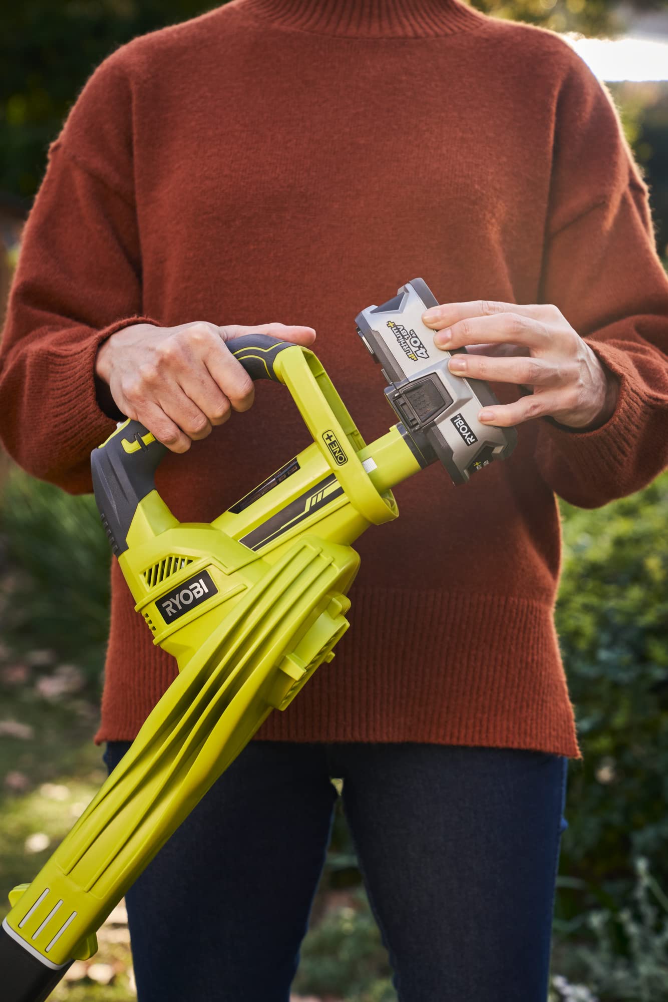 Ryobi ONE+ 18V Cordless Blower – 245 km/h Air Speed (Bare Tool)