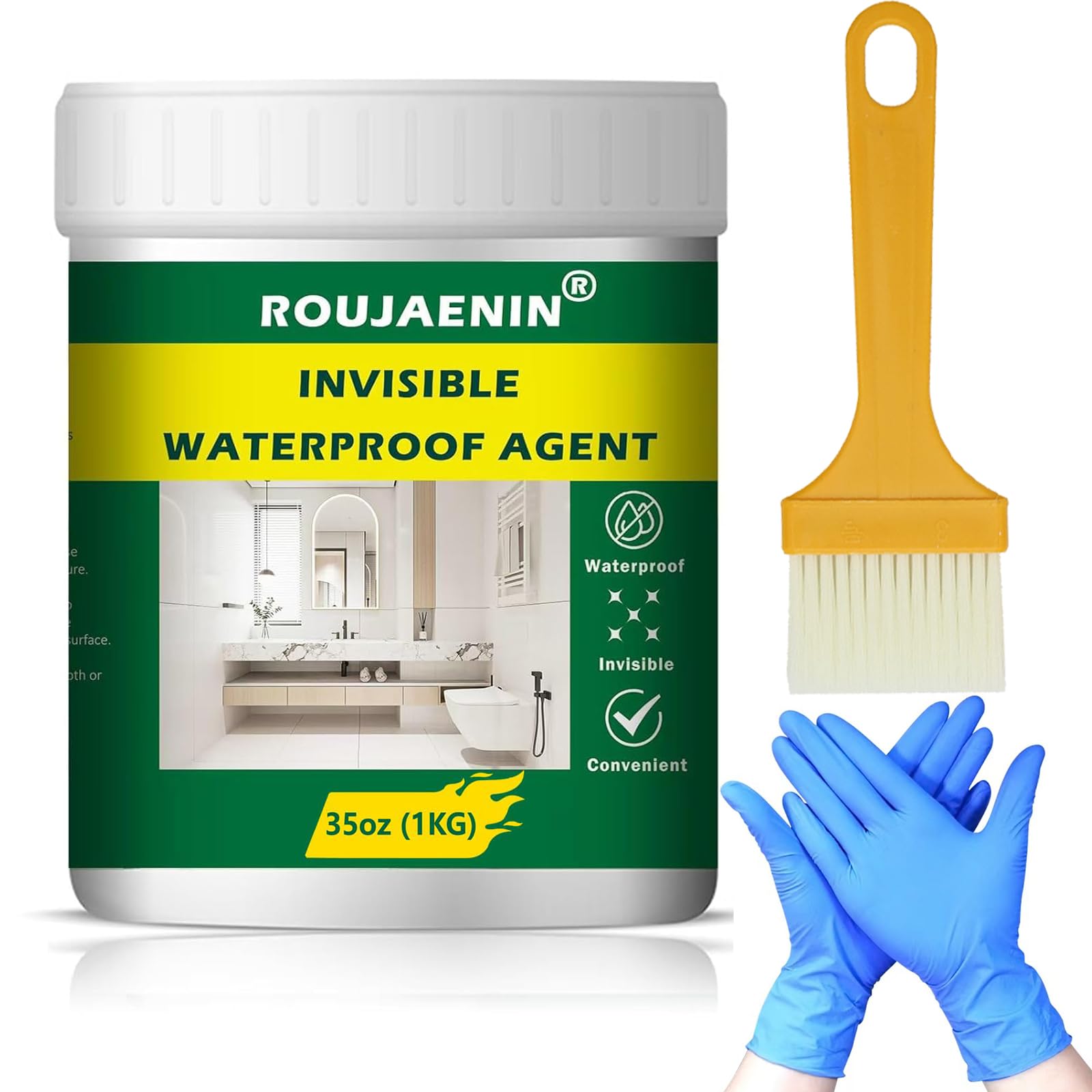 Clear Polyurethane Waterproof Sealant – 1000g Roof Coating