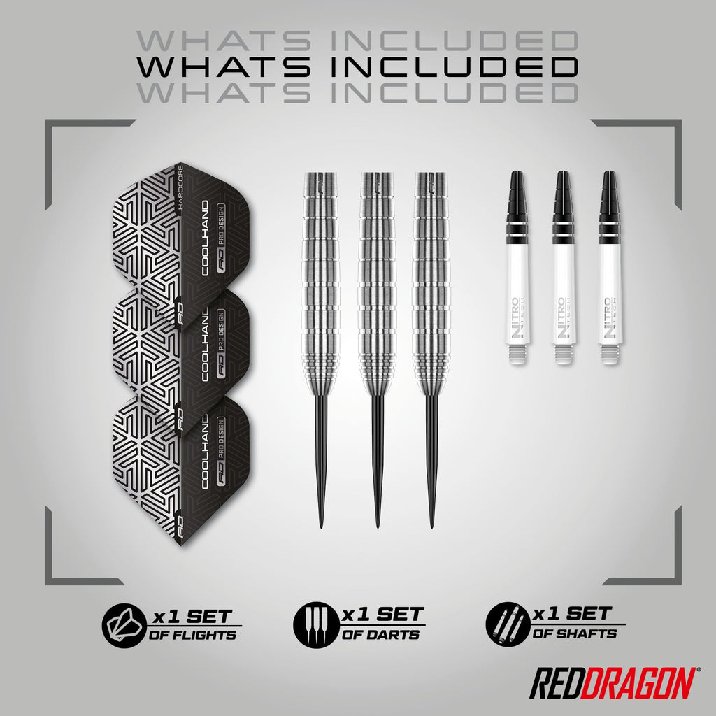 Red Dragon Luke Humphries TX1 Pioneer 22g Tungsten Darts Set