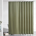 Jolof Store Extra Wide Sage Green Shower Curtain - 240x180cm Polyester