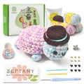 Beginner Amigurumi Crochet Kit – Turtle Animal with Video Tutorials