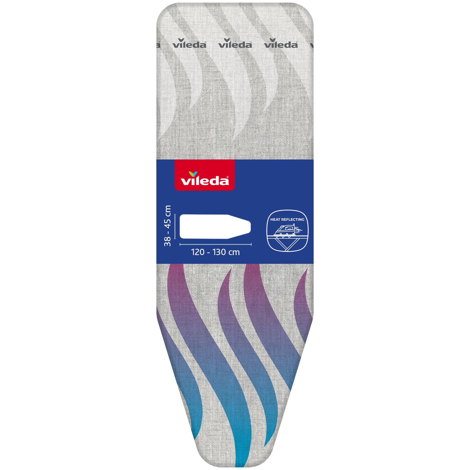Vileda Total Reflect Ironing Board Cover – Heat Reflecting Metal Foil