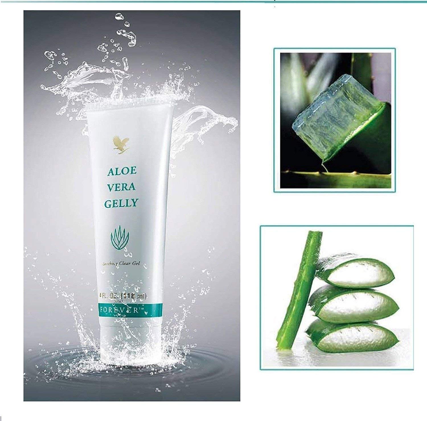 100% Stabilised Aloe Vera Gelly – Soothing Skincare Gel 4oz