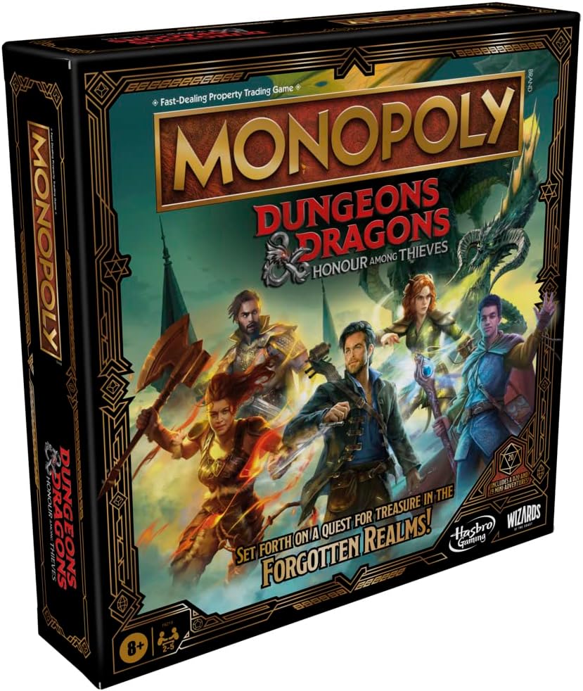 Monopoly Dungeons & Dragons: Honor Among Thieves Movie Board Game