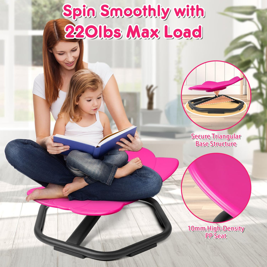 TERRAMUS Elephant Swivel Chair – 360 Sensory Sit and Spin Toy for Kids
