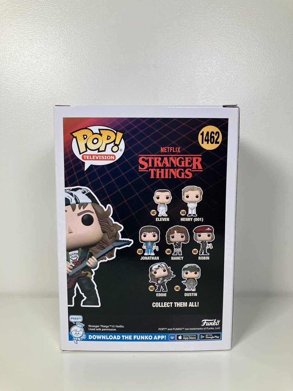 Funko Pop! Stranger Things Hunter Eddie Metallic Vinyl Figure – 3.75"