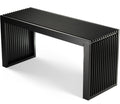 Bamboo Dining Bench – Black 90cm Modern Hallway Seating