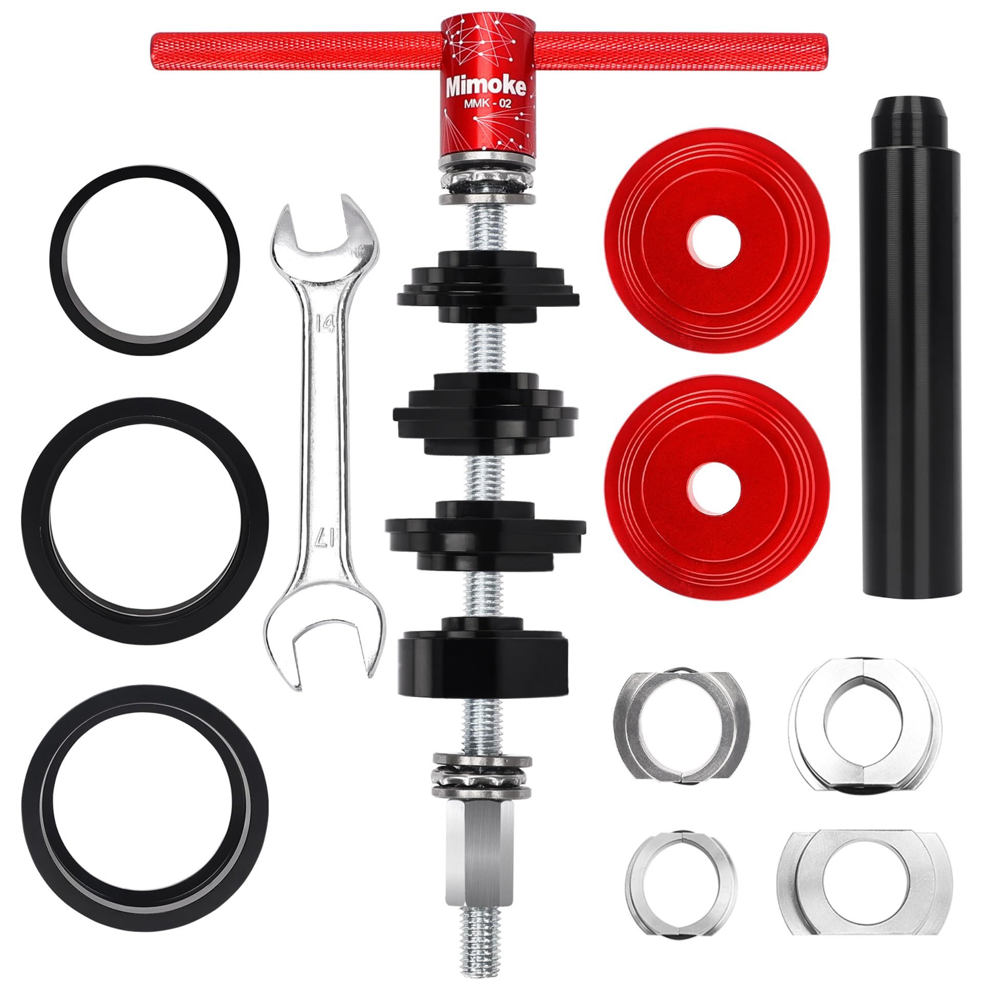 Mimoke Bicycle Bottom Bracket Install & Removal Tool for BB86 BB30 - Red