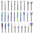 HEYMKGO 30pcs Tungsten Carbide Nail Drill Bits Set | 3/32" Efile Kit