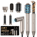 UKLISS 5-in-1 Air Styler | Ionic Hair Dryer Brush & Auto Curling Wand