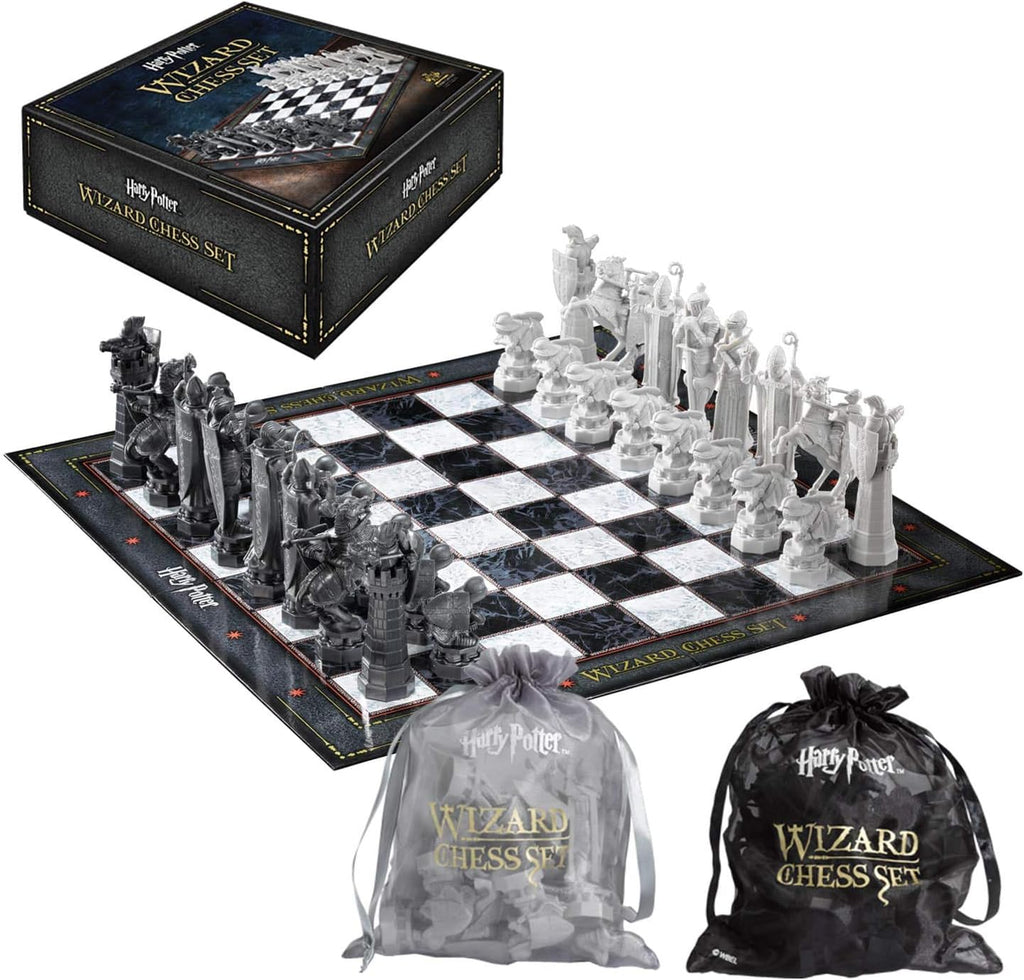 The Noble Collection Harry Potter Wizard Chess Set | Movie Prop Replica