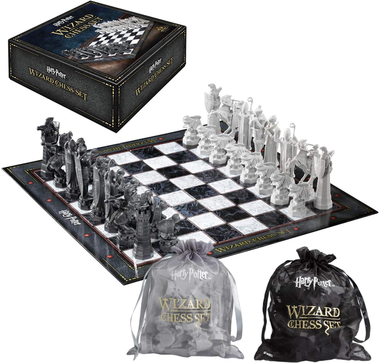 The Noble Collection Harry Potter Wizard Chess Set | Movie Prop Replica