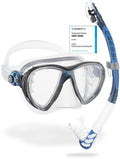 Cressi Big Eyes Evolution Snorkel Set – Ultra Dry Mask and Snorkel