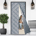 Awaken Honest Thermal Insulated Door Curtain – Grey, 90 x 200cm