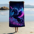 Jolof Store Unicorn Microfiber Beach Towel – Sand-Free Quick-Dry 80x160cm