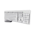 Trust Ody II Silent Wireless Keyboard and Mouse Set - QWERTY UK - White