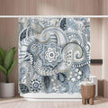 Paisley Floral Shower Curtain – Mold Resistant Polyester