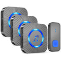 SURFOU Wireless Doorbell - 1300ft Long Range Chime Kit with 3 Receivers