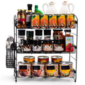 Hacaroa 3-Tier Metal Countertop Organizer | Spice Rack & Makeup Shelf