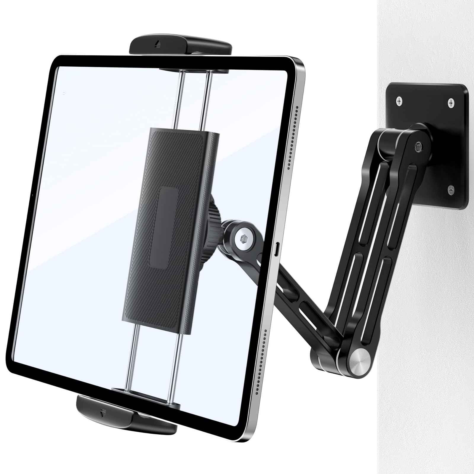 Julrrimg Aluminium Tablet Wall Mount – 360° Swivel Adjustable Holder