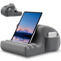 CreaDream Tablet Pillow Stand – 3 Viewing Angles for Bed & Desk, Grey