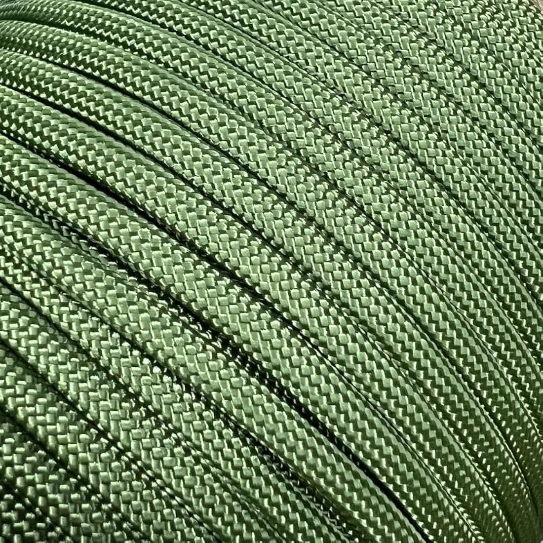 ABIO 550 Paracord – 4mm 7-Strand Nylon Survival Rope (Moss #331, 100m)