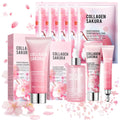 Sakura Skin Care Set – 9PCS Collagen Beauty Gift Kit for Girls
