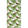 Violetpos Coconut & Palm Leaf Beach Towel, Extra Large 180x90 cm 250GSM Microfibre, Sand Free Quick Dry - image 1