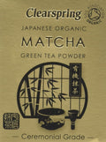 Clearspring Organic Japanese Matcha Green Tea Powder - Ceremonial Grade 30g