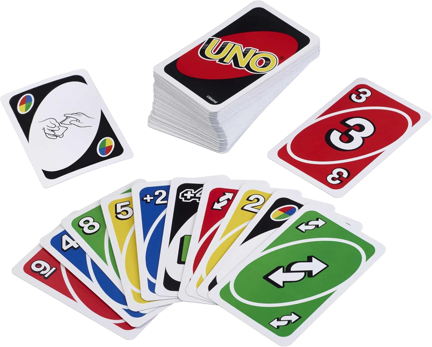 Mattel Games UNO Card Game – Color Blind Accessible Family Party Game