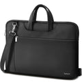 Ferkurn 17.3 Inch Laptop Messenger Bag – Slim Computer Briefcase, Black