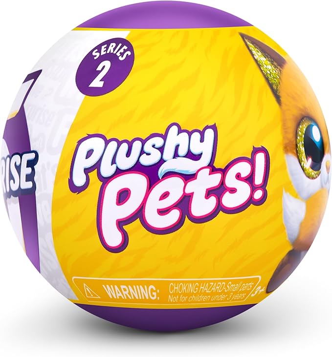 Snaps 5 Surprise Plushy Pets Series 2 – Collectible Stuffed Animal Toy