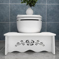 wyewye Foldable Toilet Stool – 7 Inch Wood-Plastic Squatting Aid for Adults