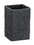 WENKO Villata Toothbrush Holder – Grey Natural Stone Look Polyresin