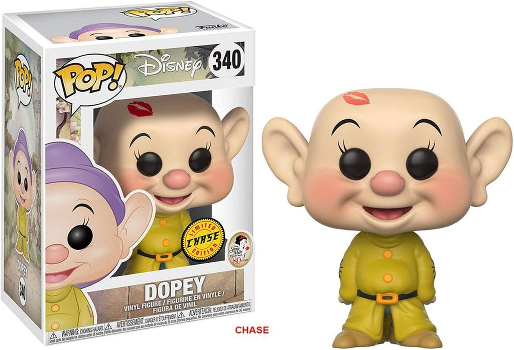 Funko Pop! Disney Snow White – Dopey Vinyl Figure (Chase Variant)