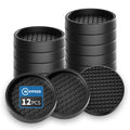 RCHYFEED 2" Round Furniture Caster Cups – 12Pcs Non-Slip Rubber Pads
