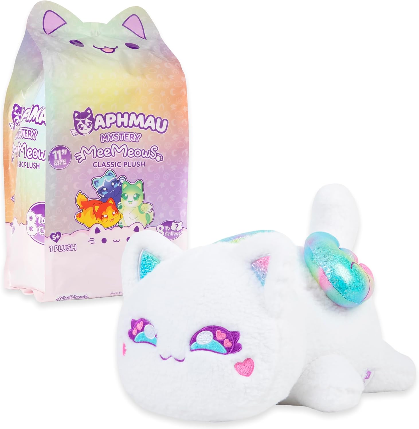 Aphmau MeeMeows Elemental Mystery Plush – 11” Soft Collectible Toy