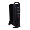 Russell Hobbs 650W Oil Filled Radiator – 5 Fin Portable Heater, Black