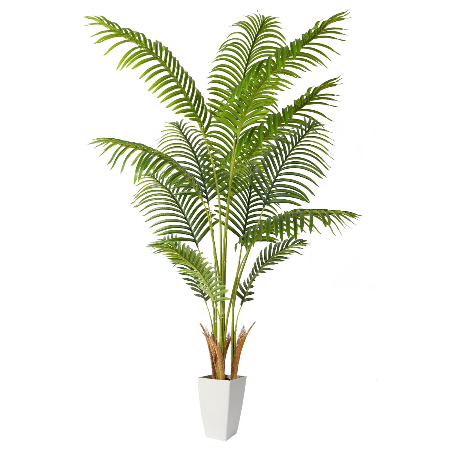Alupssuc 5ft Artificial Areca Palm Tree | 12 Trunks Real Touch Silk Faux Plant
