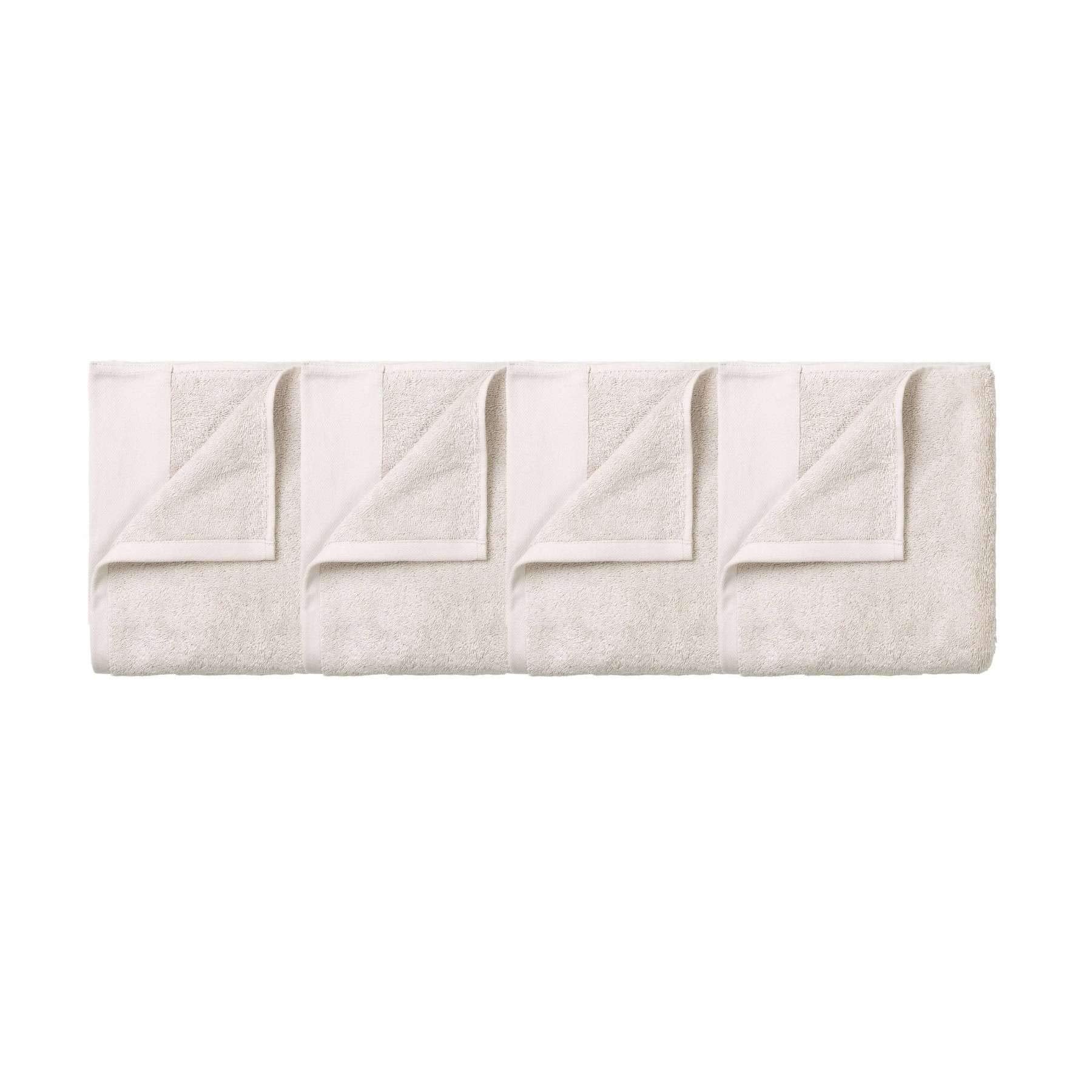 Blomus RIVA Guest Towel Set | Organic Cotton GOTS - Moonbeam 30x30cm