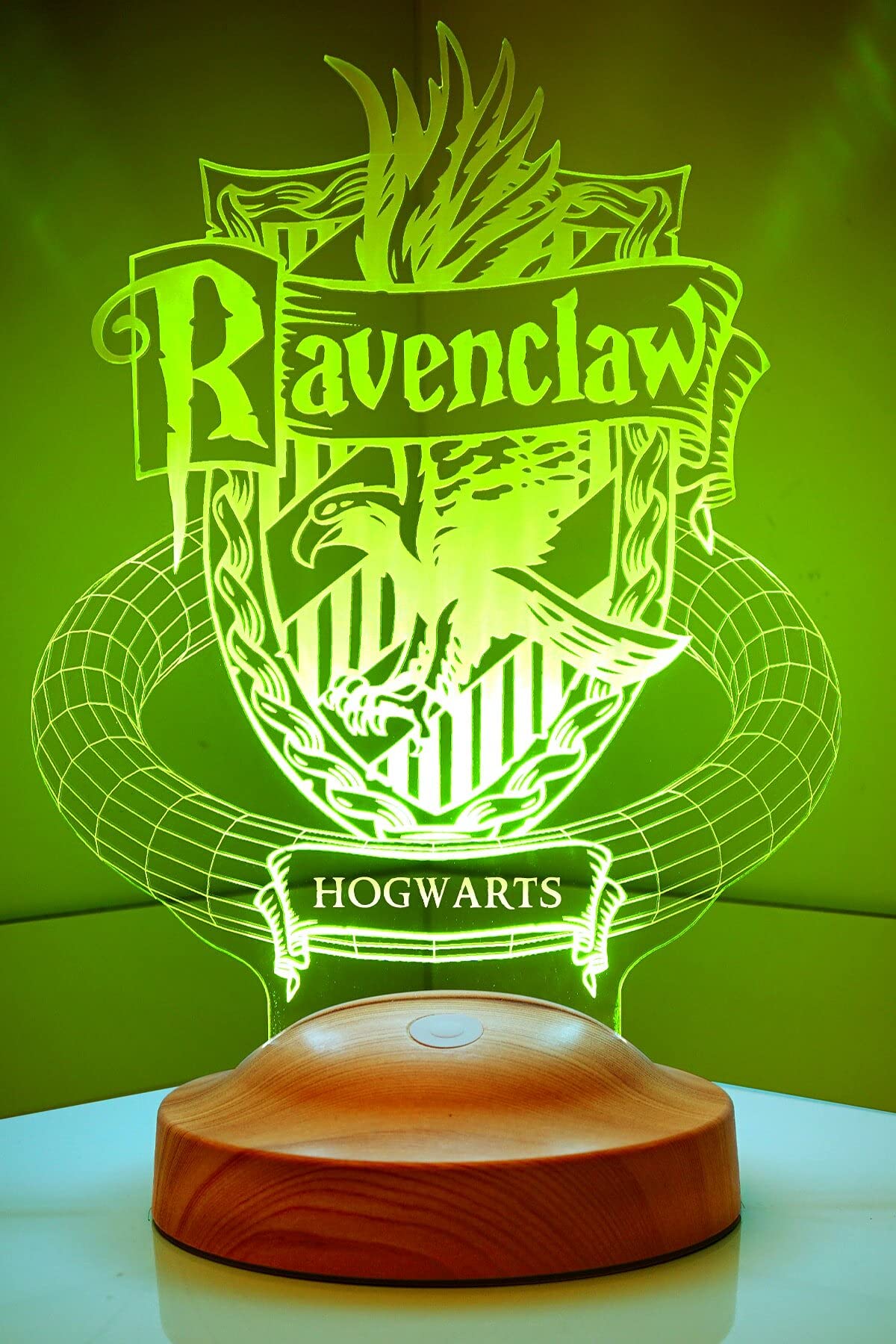 Sentidos Personalized Harry Potter Ravenclaw 3D LED Night Light Desk Lamp